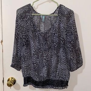 Women's Navy Blouse